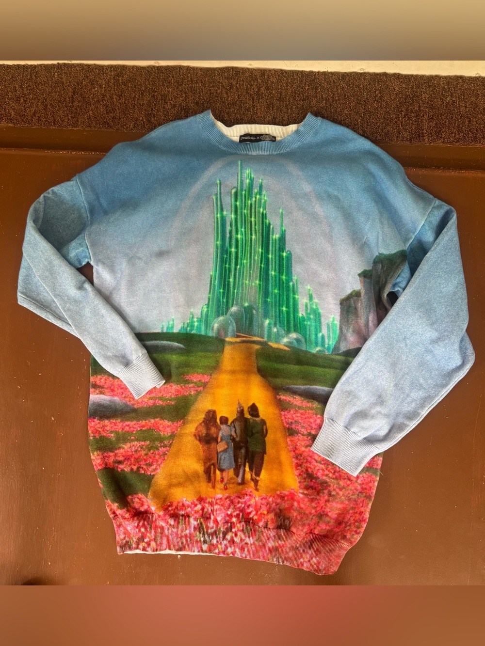 Dolls Kill x Wizard of Oz Emerald City Oversized Sweater Women’s Medium